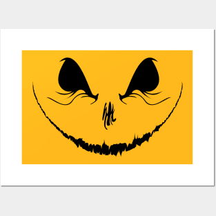 Smiling Pumpkin Posters and Art